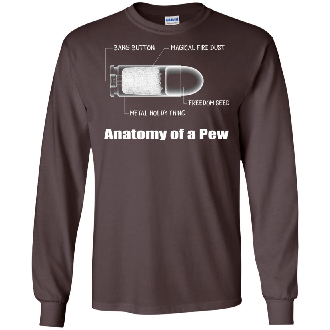 Bullet T-shirt The Anatomy Of A Pew Dark Chocolate
