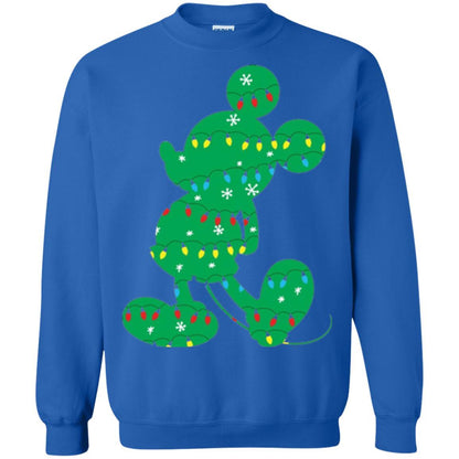 Christmas T-shirt Disney Mickey Mouse Fairy Lights Royal