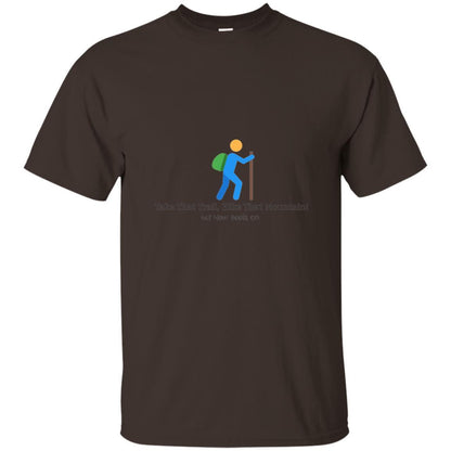 Hiking Lovers T-shirt Get Your Boots On Dark Chocolate