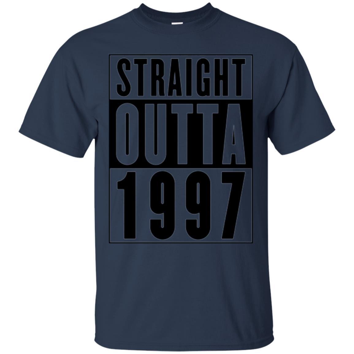 Straight Outta 1997 Cool 21st Birthday T-shirt Navy