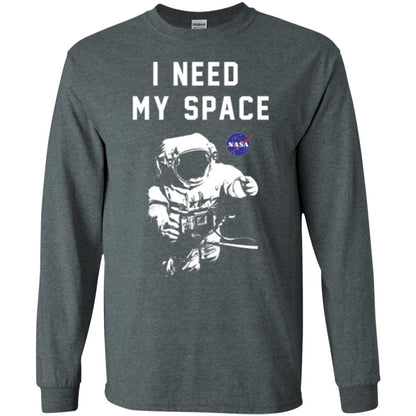 Faded Astronaut T-shirt I Need My Space Dark Heather