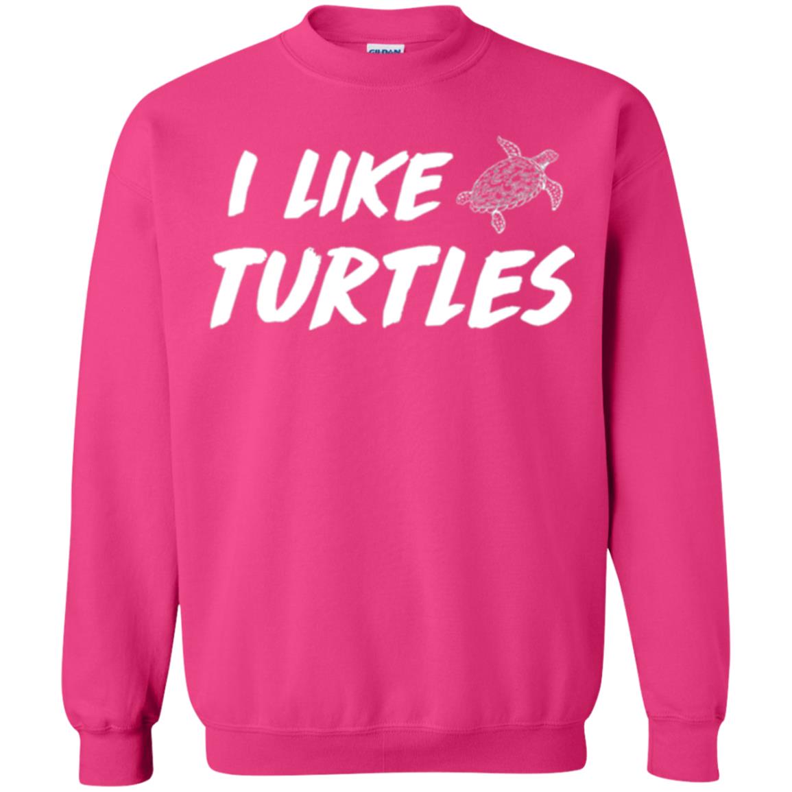 I Like Turtles T-shirt Heliconia