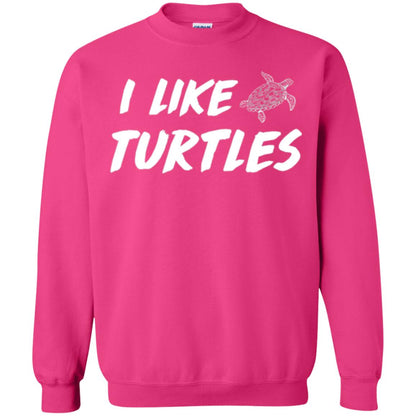 I Like Turtles T-shirt Heliconia