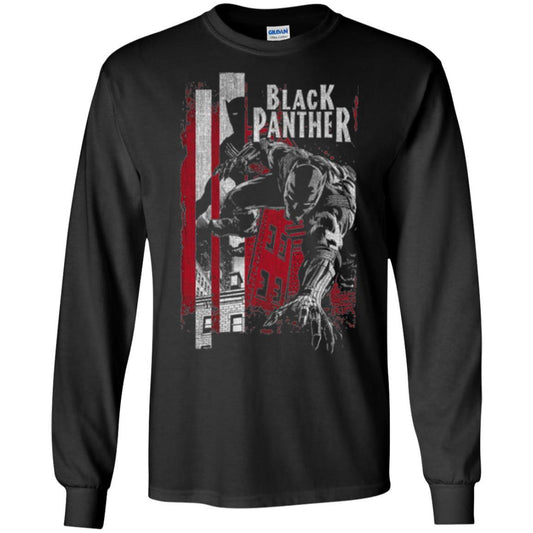 Film T-shirt Panther Lurk Graphic T-shirt Black