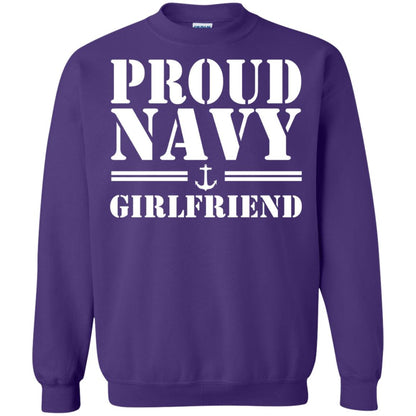 Pride U.s. Army Shirt Proud Navy Girlfriend Purple