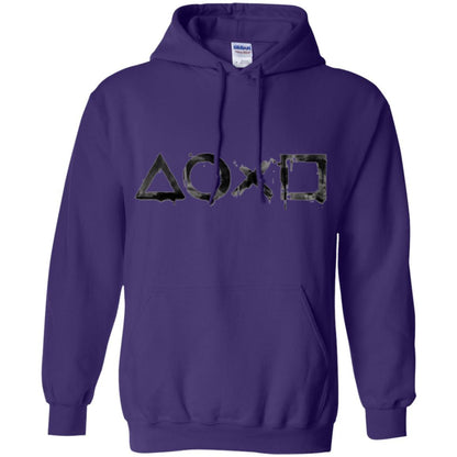 Gamer T-shirt Playstation Ink Wash 2 Purple