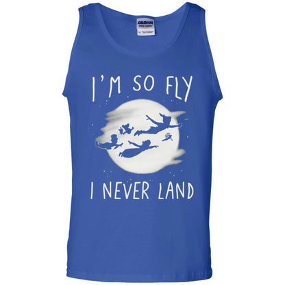 Film T-shirt Peter Pan So Fly Moon Silhouette Graphic Royal