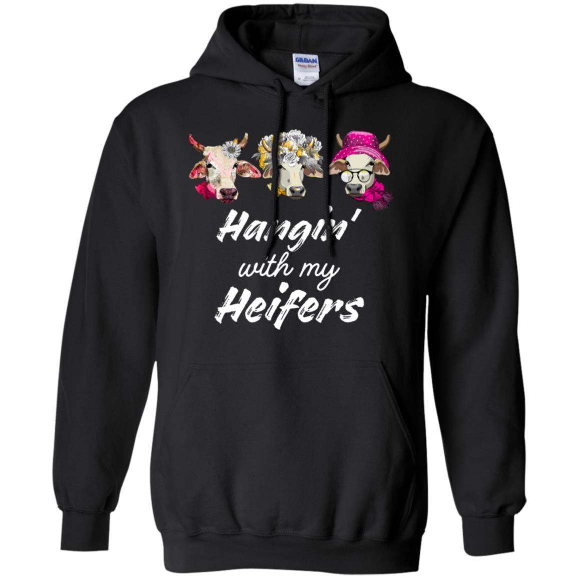 Hangin' With My Heifers Shirt Black