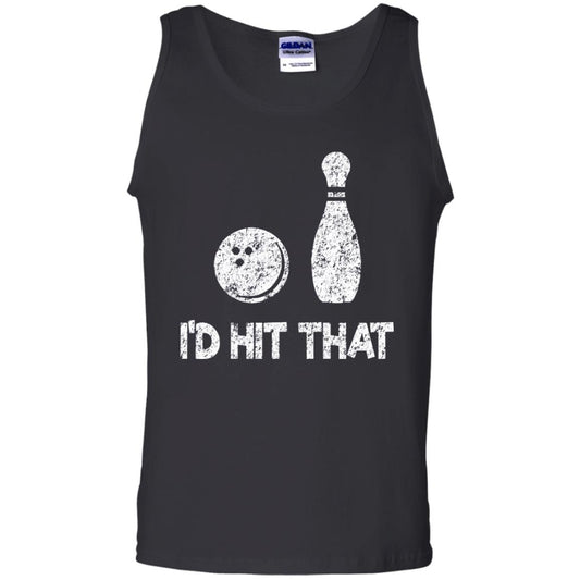 Funny Bowling Lover T-shirt T-shirt I_d Hit That Black