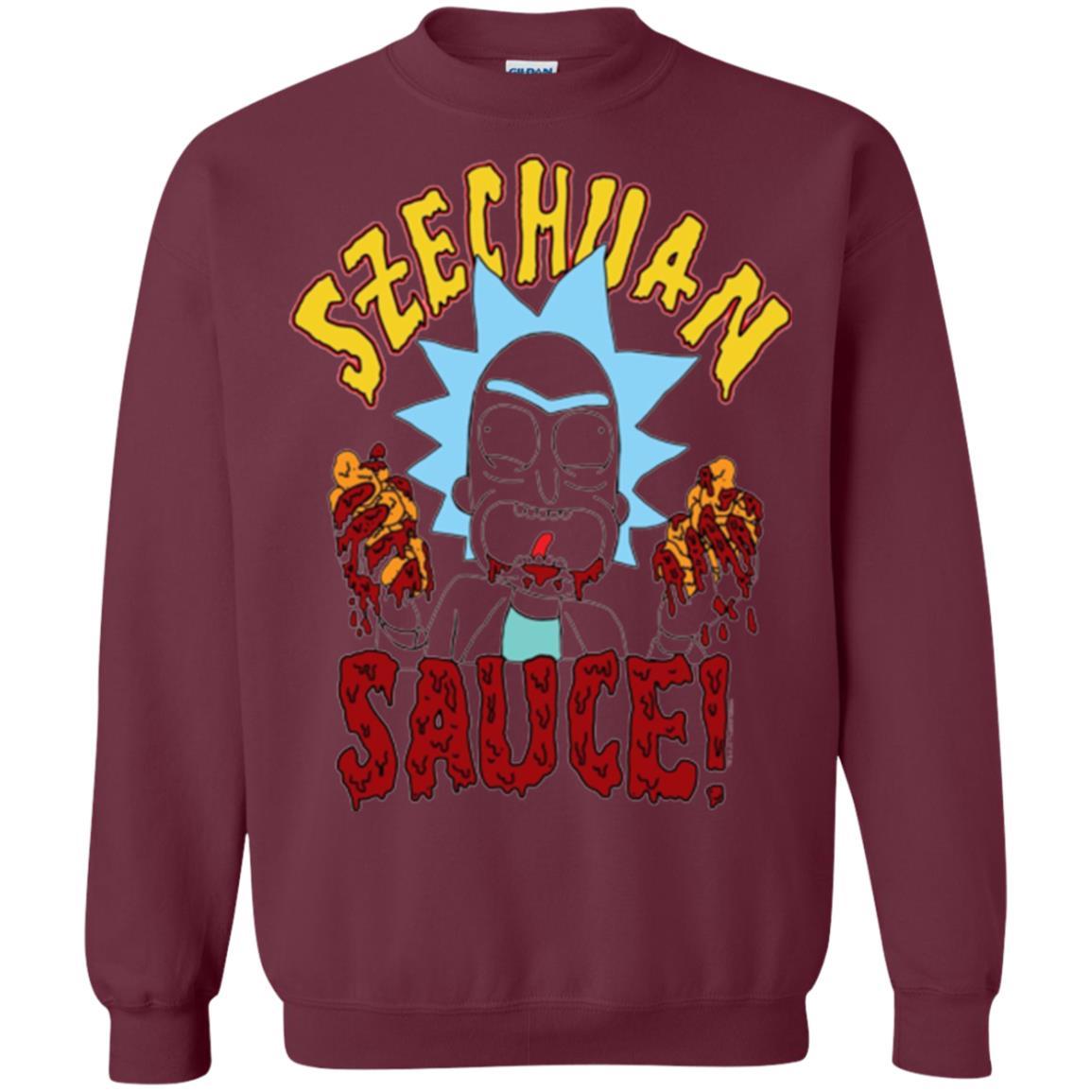 Film T-shirt Szechuan Sauce T-shirt Maroon