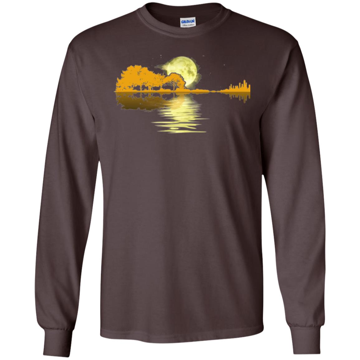 Guitar Lake Shadow T-shirt Dark Chocolate