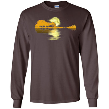 Guitar Lake Shadow T-shirt Dark Chocolate