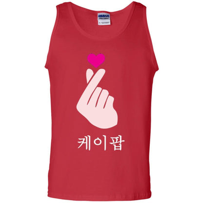 K-pop T-shirt Hand Symbol Cute Korean Music Red