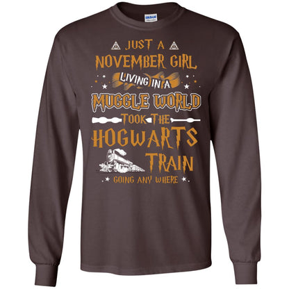 Just A November Girl Living In A Muggle World Took The Hogwarts Train Going Any Where Dark Chocolate