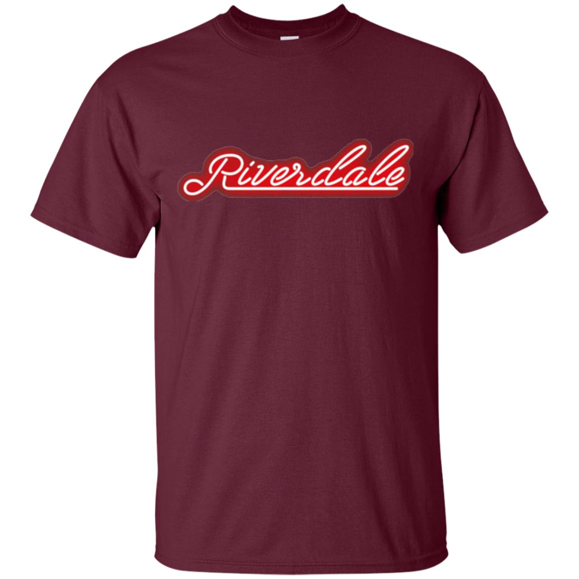 Vintage Retro T-shirt Riverdale Maroon