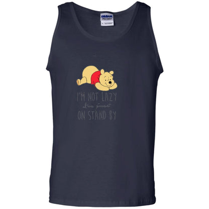 Cartoon T-shirt I'm Not Lazy I'm Just On Stand By Navy