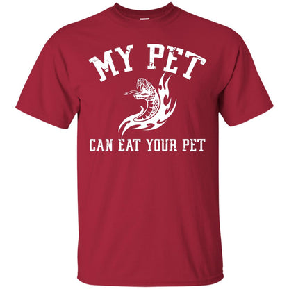 My Pet Can Eat Your Pet Snack Lover T-shirt Cardinal