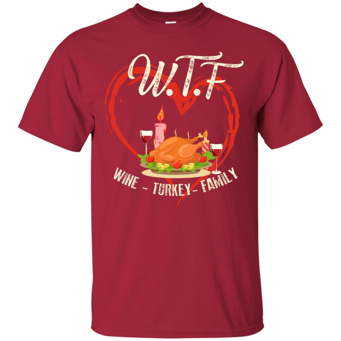 Turkey Wine Family Thanksgiving Drinking Gift Shirt For Family Cardinal