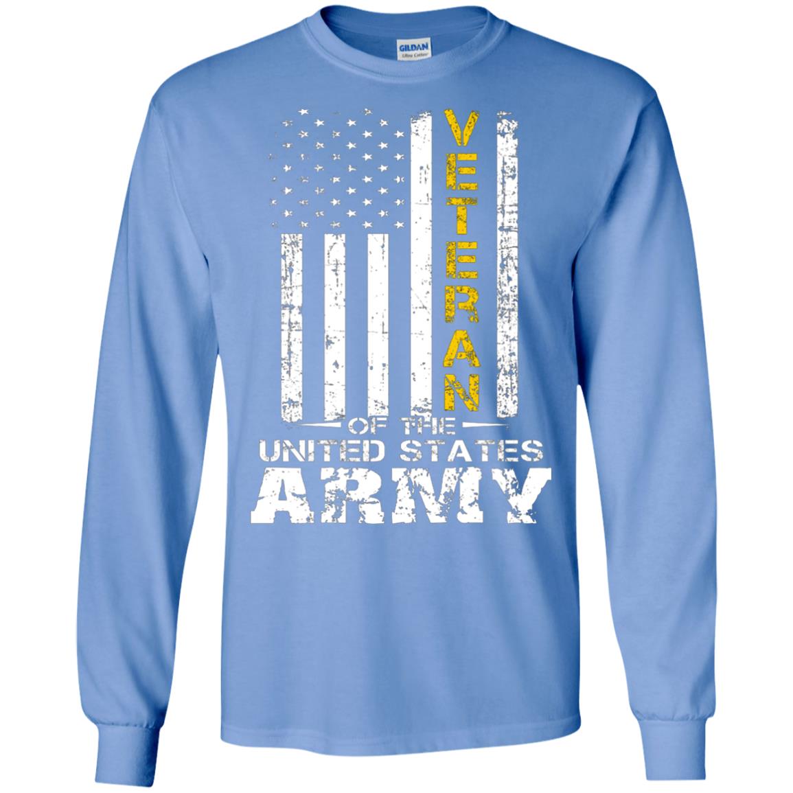 Veteran Of United States Us Army Premium Shirt Carolina Blue