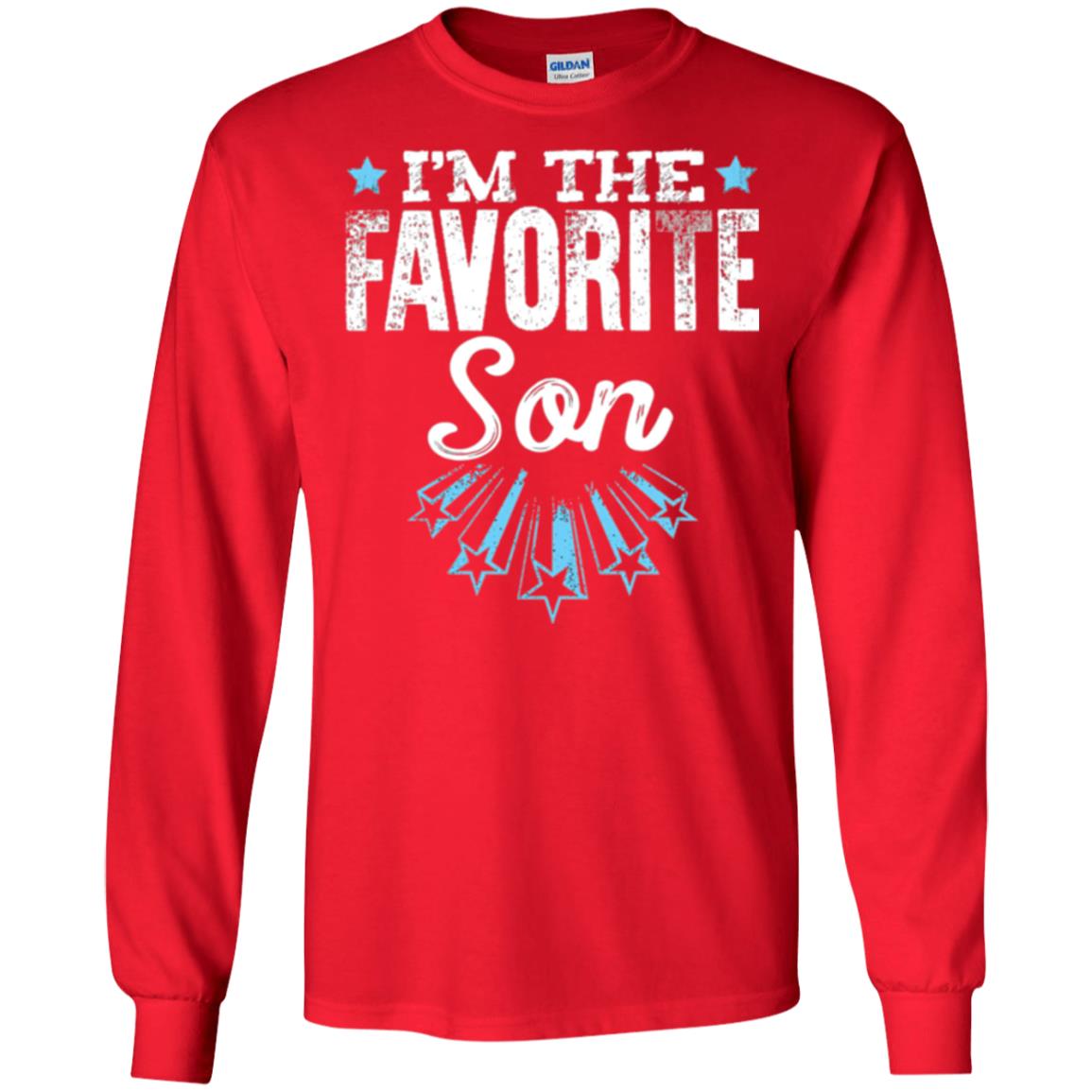 I'm The Favorite Son Family T-shirt Red