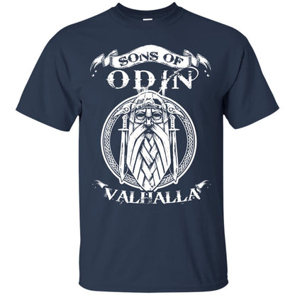 Sons Of Odin Valhalla Viking T-shirt Navy