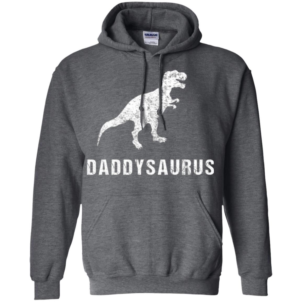 Dad T-shirt Daddysaurus Dark Heather