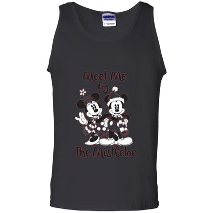 Christmas T-shirt Meet Me By Mistletoe Black