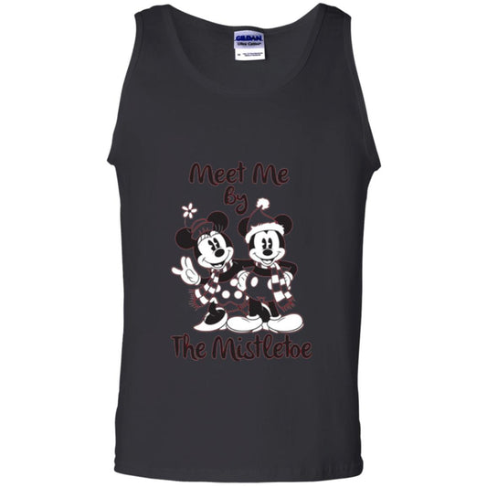 Christmas T-shirt Meet Me By Mistletoe Black