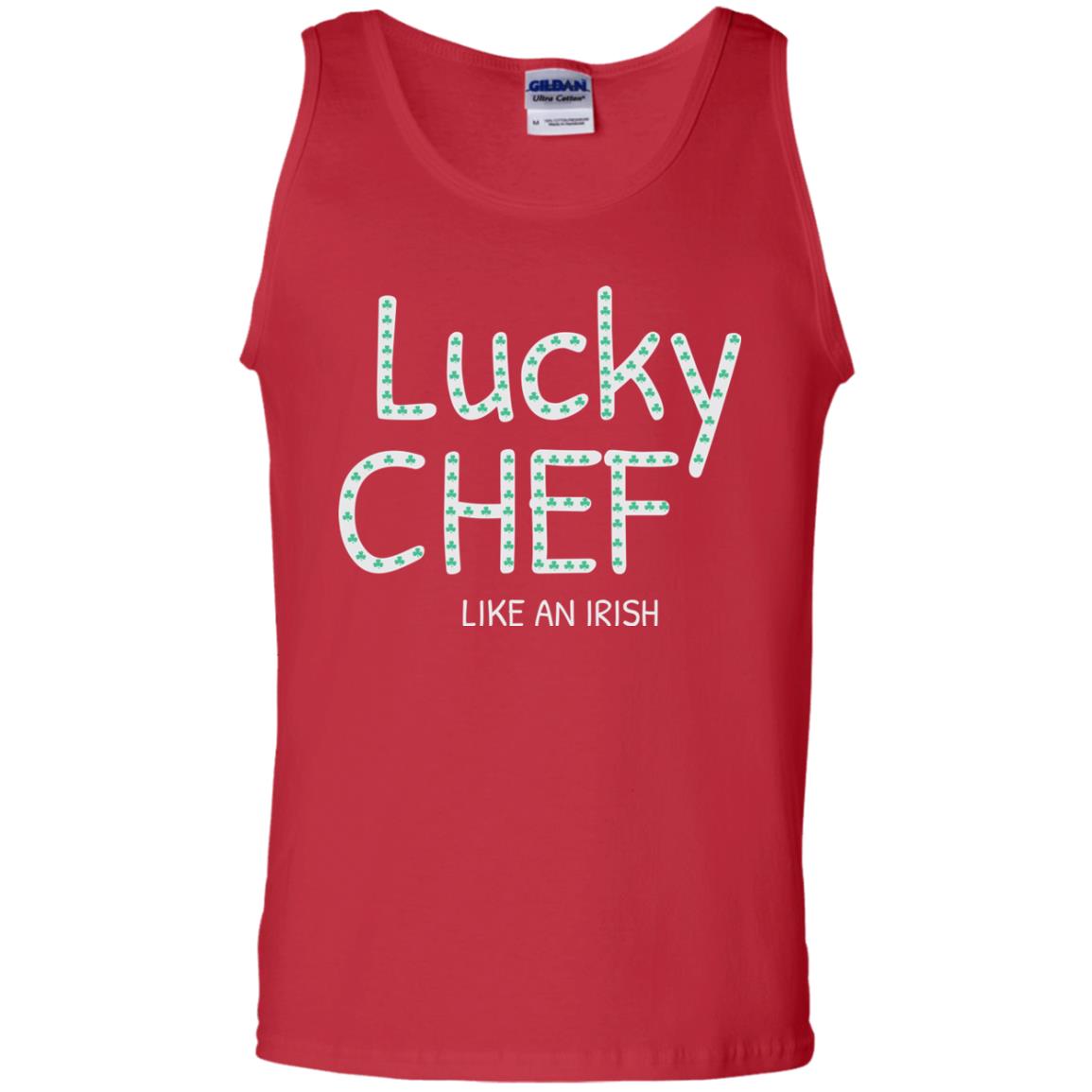 Lucky Chef Like An Irish Shamrock Saint Patrick's Day T-shirt Red