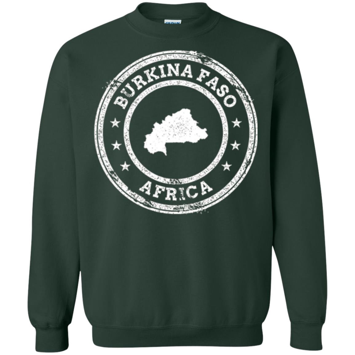 Burkina Faso Africa Passport Stamp T-shirt Forest Green
