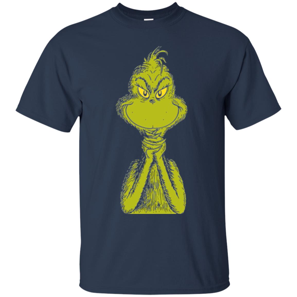Dr. Seuss Classic Sly Grinch T-shirt Navy