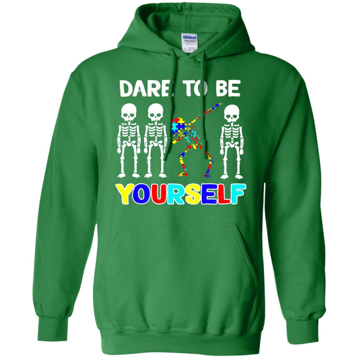 Dare To Be Yourself Autism Awareness Shirt Irish Green