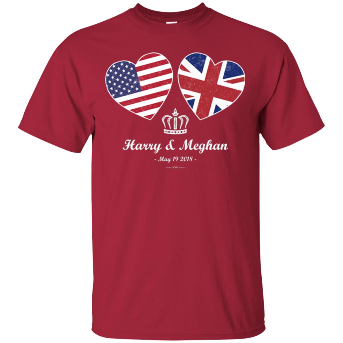 Harry And Meghan British American Royal Wedding Shirt Cardinal