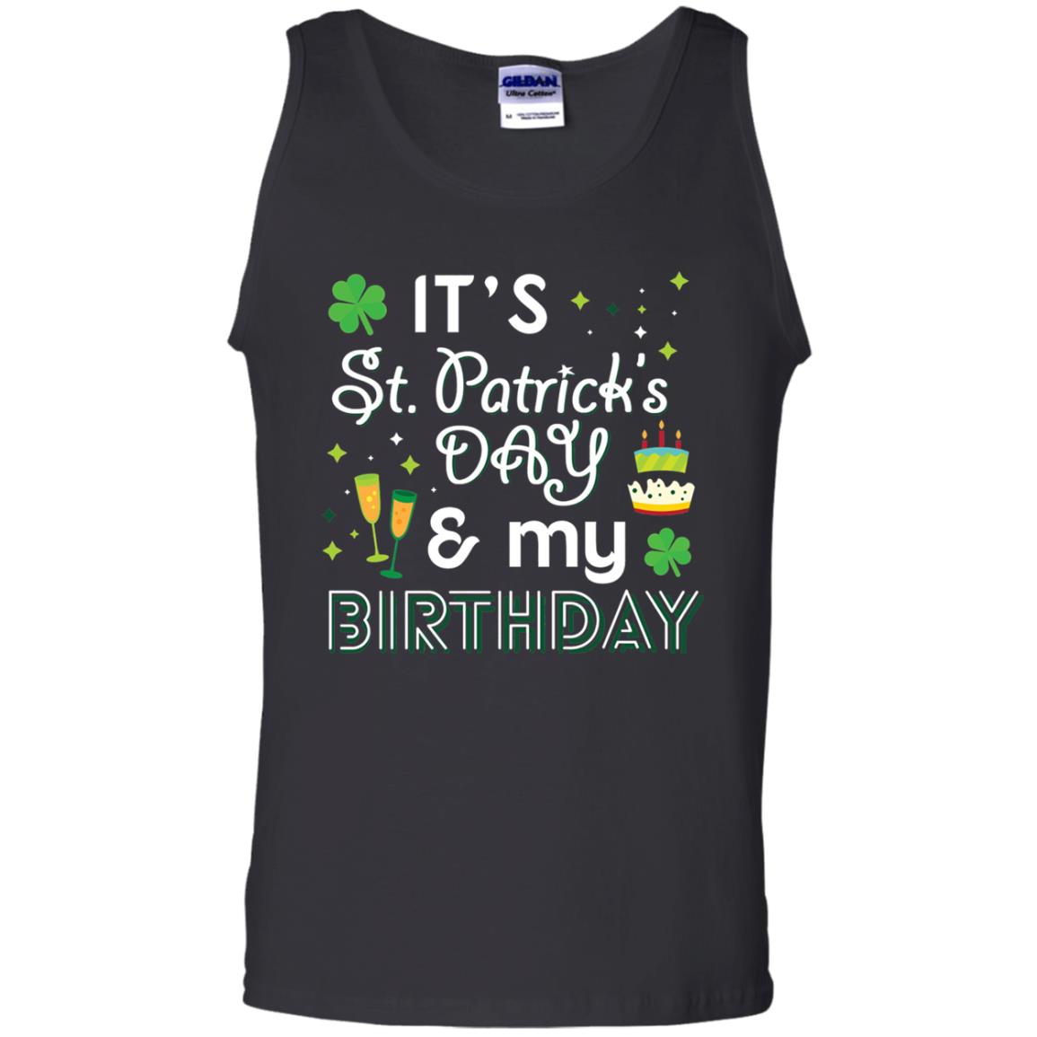 Funny My Birthday St Patricks Day Drinking T-shirt Black