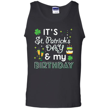 Funny My Birthday St Patricks Day Drinking T-shirt Black