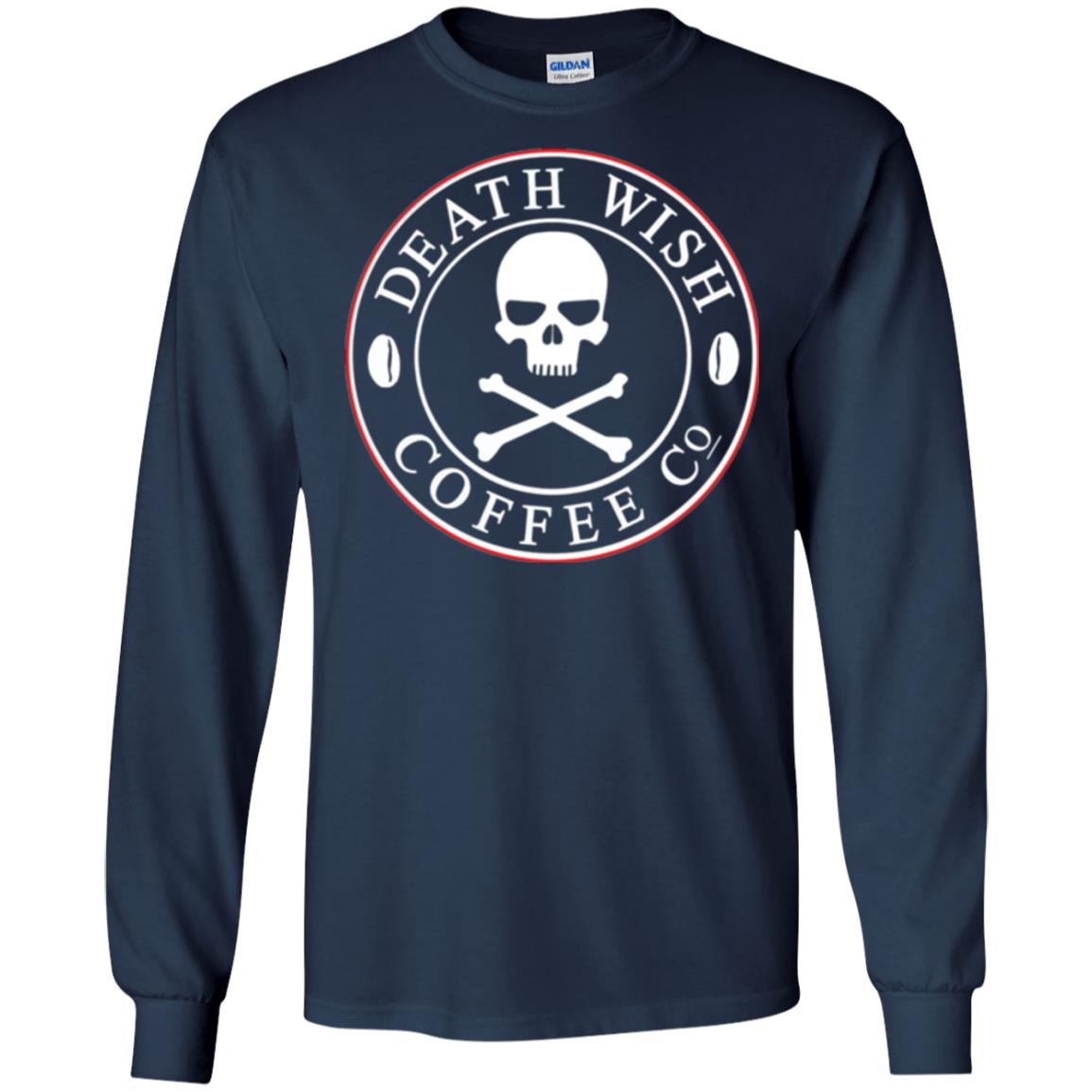 Death Wish Coffee Logo T-shirt Navy