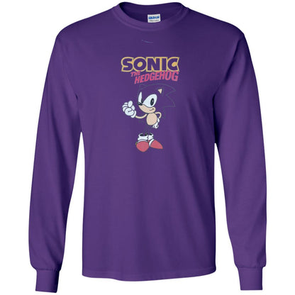Movie T-Shirt Sonic The Hedgehog Purple
