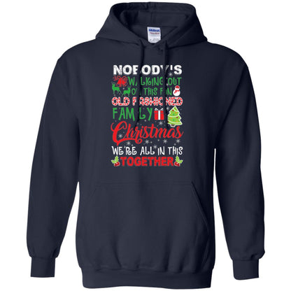 Christmas T-shirt We_re All In This Together Navy