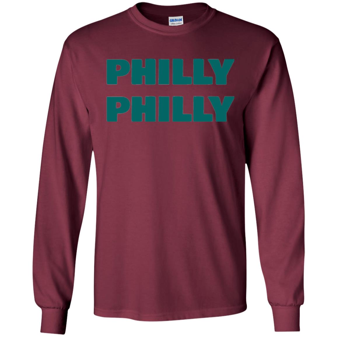 Football Lover T-shirt Philly Philly Philadelphia T-shirt Maroon