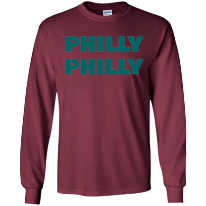 Football Lover T-shirt Philly Philly Philadelphia T-shirt Maroon