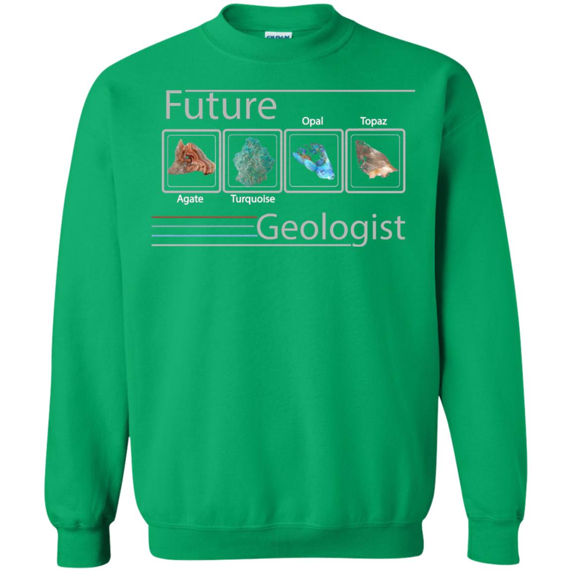 Future Geologist T-shirt Color Rocks Irish Green
