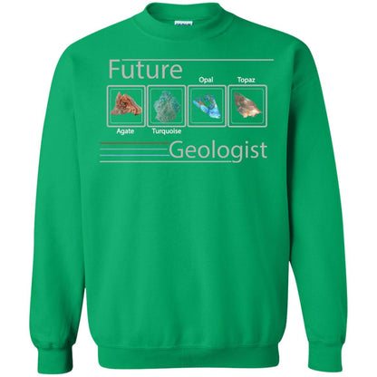 Future Geologist T-shirt Color Rocks Irish Green