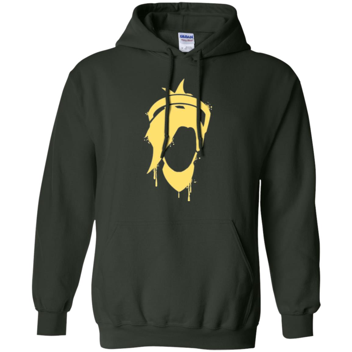 Overwatch Mercy Icon Spray T-shirt Forest Green