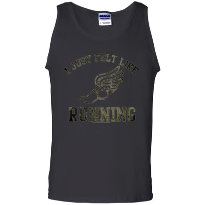 Movie T-shirt I Just Felt Like Running Black