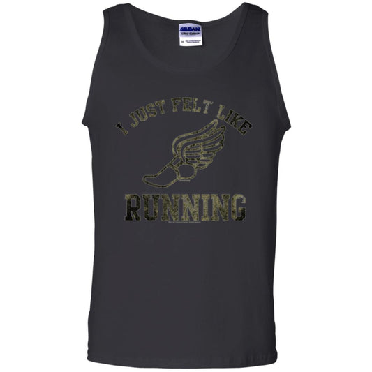 Movie T-shirt I Just Felt Like Running Black