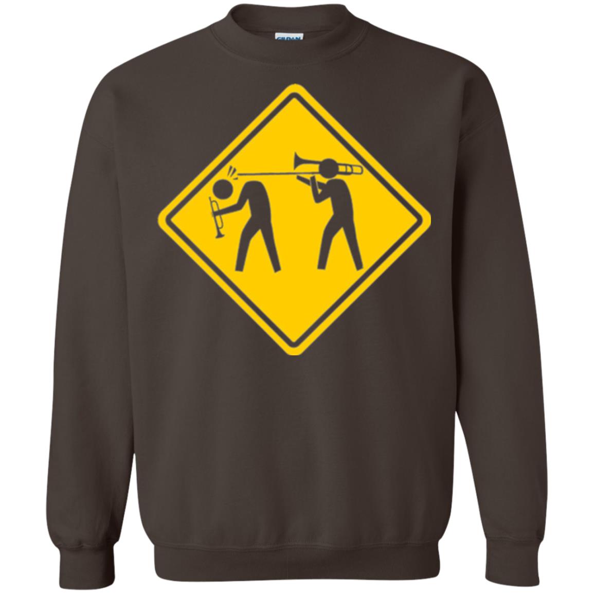 Funny Trombonist T-shirt Dark Chocolate