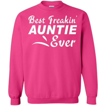 Aunt T-shirt Best Freakin' Auntie Ever Heliconia