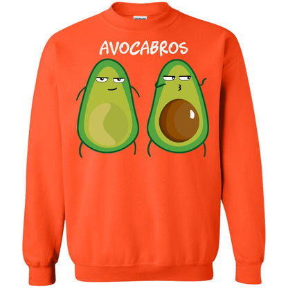 Funny Avocado T-shirt For Bros And Vegans Orange