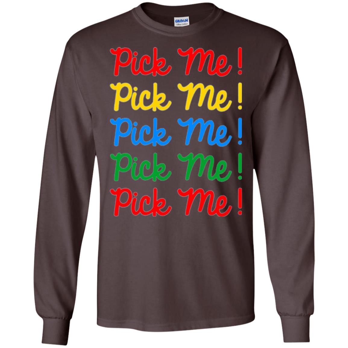 Pick Me Contestant T-shirt Dark Chocolate