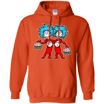 Dr. Seuss Thing 1 Thing 2 Easter Egg T-shirt Orange